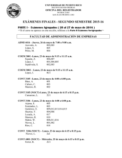 ex&aacute;menes finales - segundo semestre 2015-16