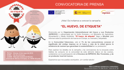 El huevo, de etiqueta