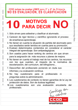 Octavilla - Federaci&oacute;n de Ense&ntilde;anza de Madrid