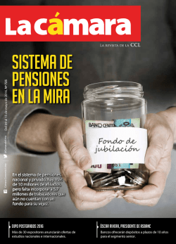 sistema de pensiones en la mira