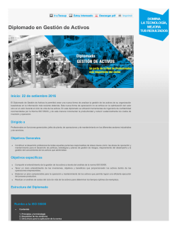 Diplomado en Gesti&oacute;n de Activos