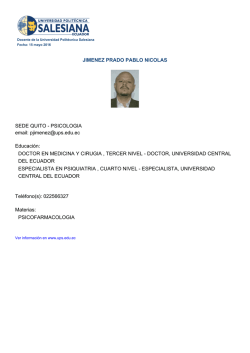 JIMENEZ PRADO PABLO NICOLAS SEDE QUITO