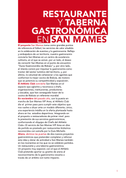 restaurante y taberna gastron&oacute;mica en san mames