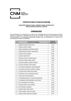 comunicado - extranet cnm