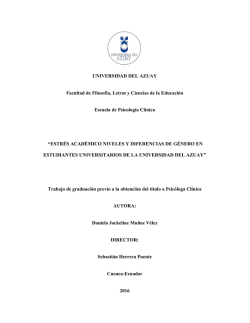 ESTR&Eacute;S ACAD - DSpace de la Universidad del Azuay