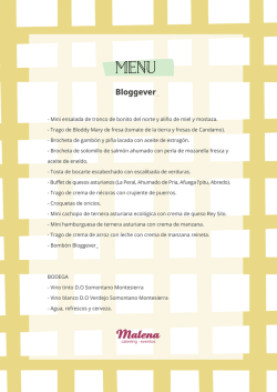 MEN&Uacute; - Bloggever