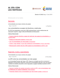 Los universitarios se quejan de directivos y matr&iacute;culas La UPC entre