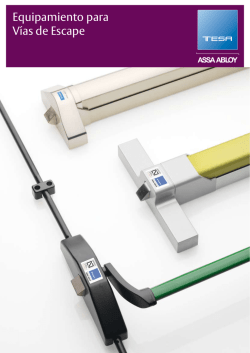 Equipamiento para v&iacute;as de escape