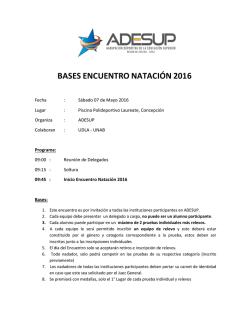 bases encuentro nataci&oacute;n 2016
