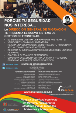 porque tu seguridad nos interesa