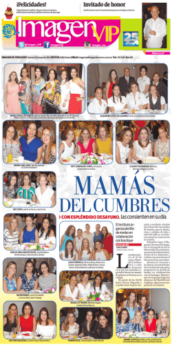 &iexcl;Felicidades! Invitado de honor