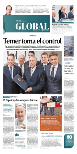 El Papa impulsa a mujeres di&aacute;cono