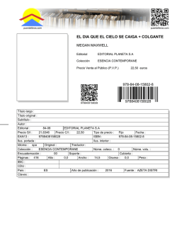 el dia que el cielo se caiga