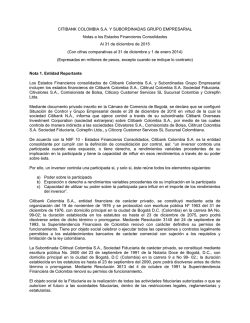 (1) Ente Econ&oacute;mico - Superintendencia Financiera de Colombia