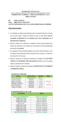 proyecto de investigaci&oacute;n y centros de interes