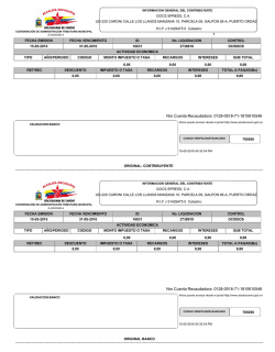 GOCS SPRESS, C.A. UD-220 CARONI CALLE LOS LLANOS