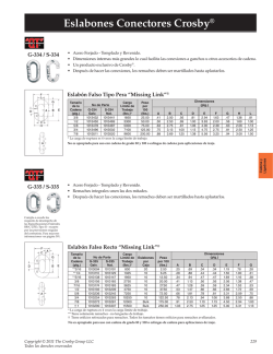 Eslabones Conectores Crosby&reg;