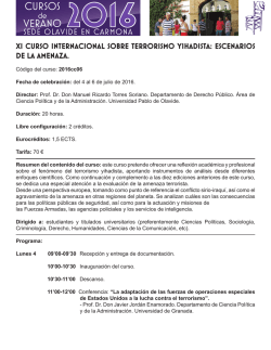 Escenarios Amenaza - Universidad Pablo de Olavide, de Sevilla