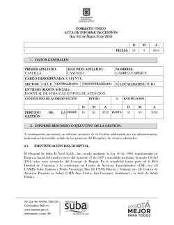 FORMATO UNICO ACTA DE INFORME DE GESTI&Oacute;N