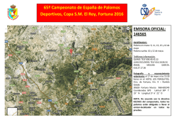 INFORMACION PARTICIPANTES copa 2016