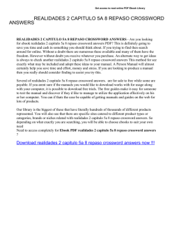 realidades 2 capitulo 5a 8 repaso crossword answers pdf