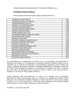 gestor parrillas - Canal Extremadura