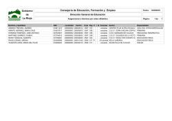 La Rioja de Gobierno Consejer&iacute;a de Educaci&oacute;n, Formaci&oacute;n y Empleo