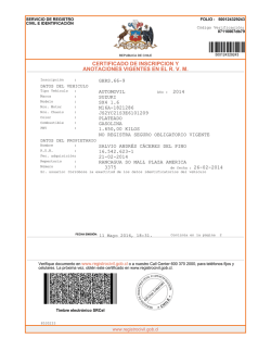 certificado de inscripcion y anotaciones vigentes