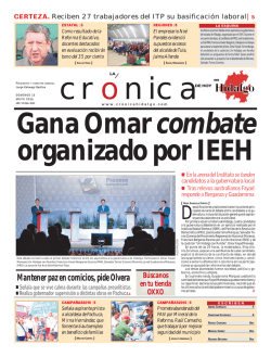 Versi&oacute;n Impresa - La Cr&oacute;nica de Hoy en Hidalgo