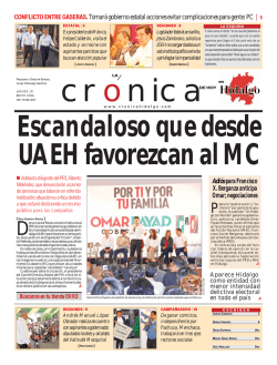Versi&oacute;n Impresa - La Cr&oacute;nica de Hoy en Hidalgo