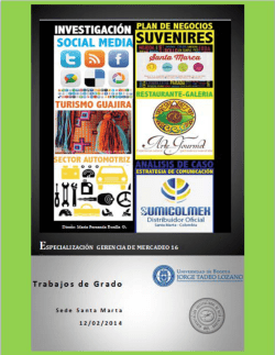 Trabajos de grado promoci&oacute;n 16 - Universidad de Bogot&aacute; Jorge