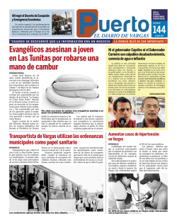 Evang&eacute;licos asesinan a joven en Las Tunitas por robarse una mano