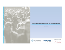ENCUESTA RADIO COOPERATIVA &ndash; IMAGINACCION