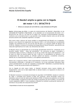 nota de prensa - Mazda Press EU