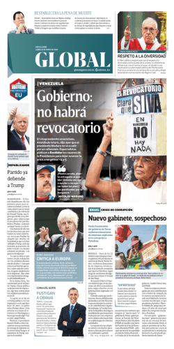 Gobierno: no habr&aacute; revocatorio