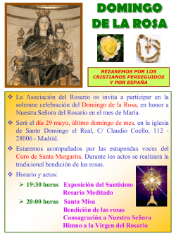grupos del rosario - Asociaci&oacute;n del Rosario de Santo Domingo El Real