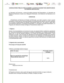 CONVOCATORIA P&Uacute;BLICA PARA ACCEDER A LAS BECAS