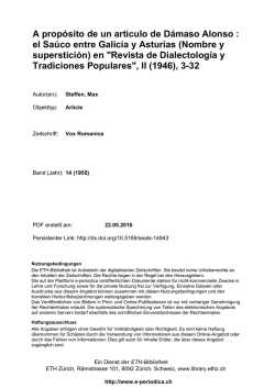 A prop&oacute;sito de un articulo de D&aacute;maso Alonso : el Sa&uacute;co entre