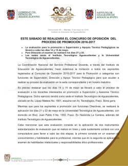 comunicado promoci&oacute;n 2016-2017