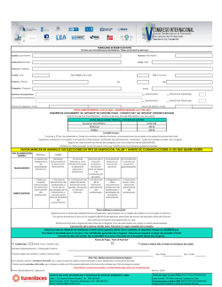Formulario de Inscripci&oacute;n - Nuevas Tendencias en la Formaci&oacute;n