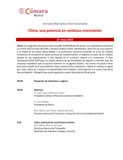 China, una potencia en continuo crecimiento