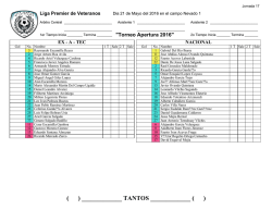 Descargar Cedulas Jornada 17