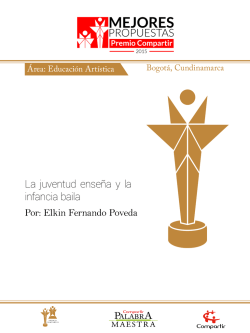 La juventud ense&ntilde;a y la infancia baila