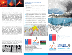 Triptico del evento - Cities on Volcanoes 9