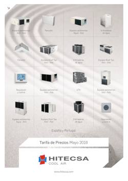 HITECSA Tarifa 2016