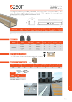 rejillas sistemas de fijaci&oacute;n arqueta y accesorios