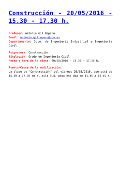 Construcci&oacute;n - 20/05/2016 - 15.30