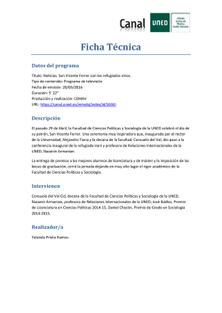 Ficha T&eacute;cnica: Noticias. San Vicente Ferrer con los refugiados sirios.