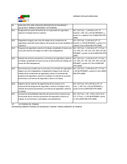 NOM-030-STPS-2009 - Servicios de Seguridad Industrial