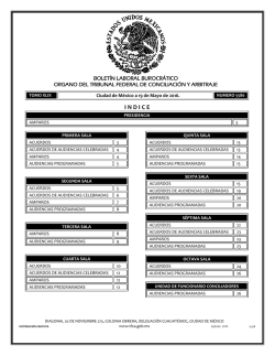 19 - Tribunal Federal de Conciliaci&oacute;n y Arbitraje